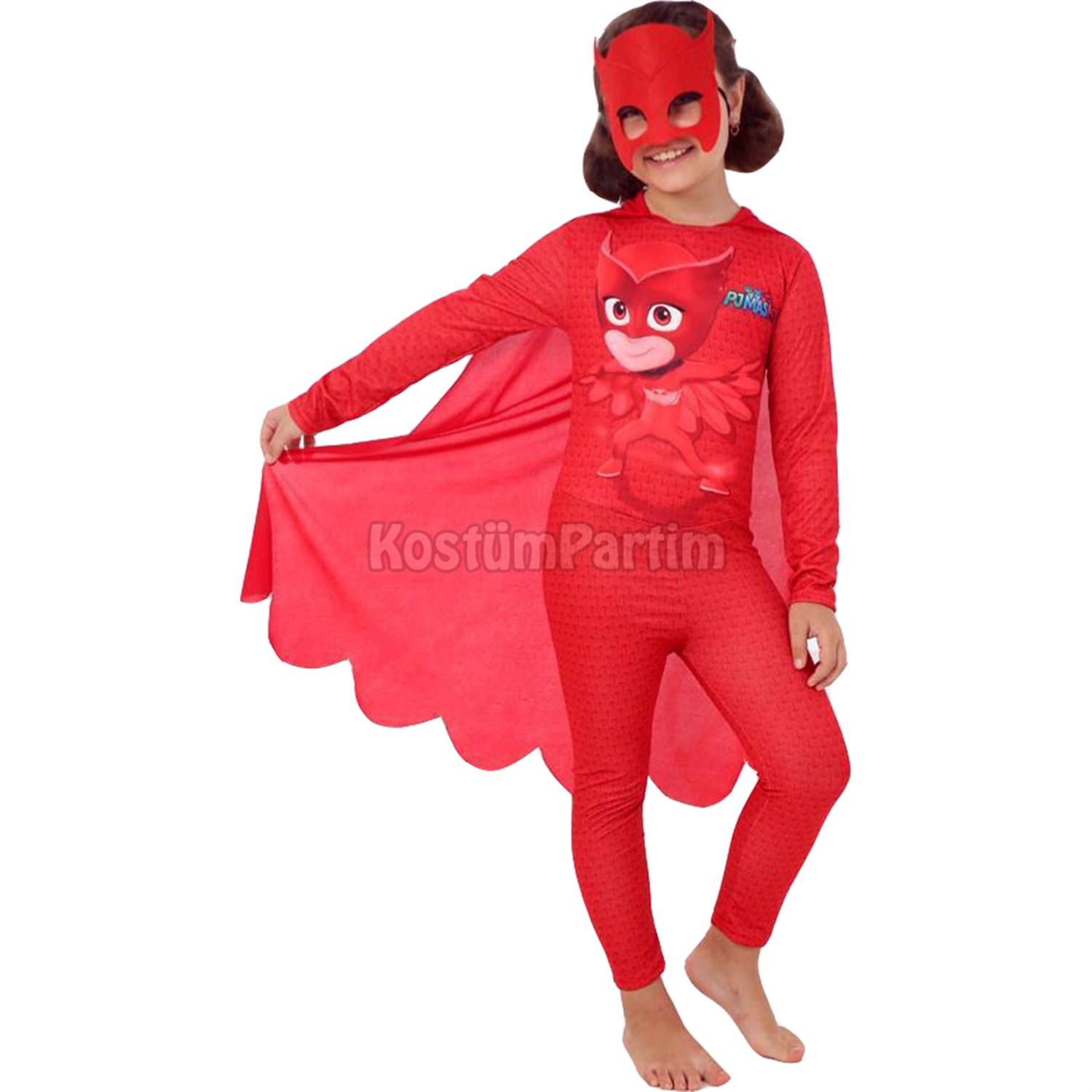 Pijamaskeliler Baykuş Kız Çocuk Kostümü Special Picture - KostümPartim®