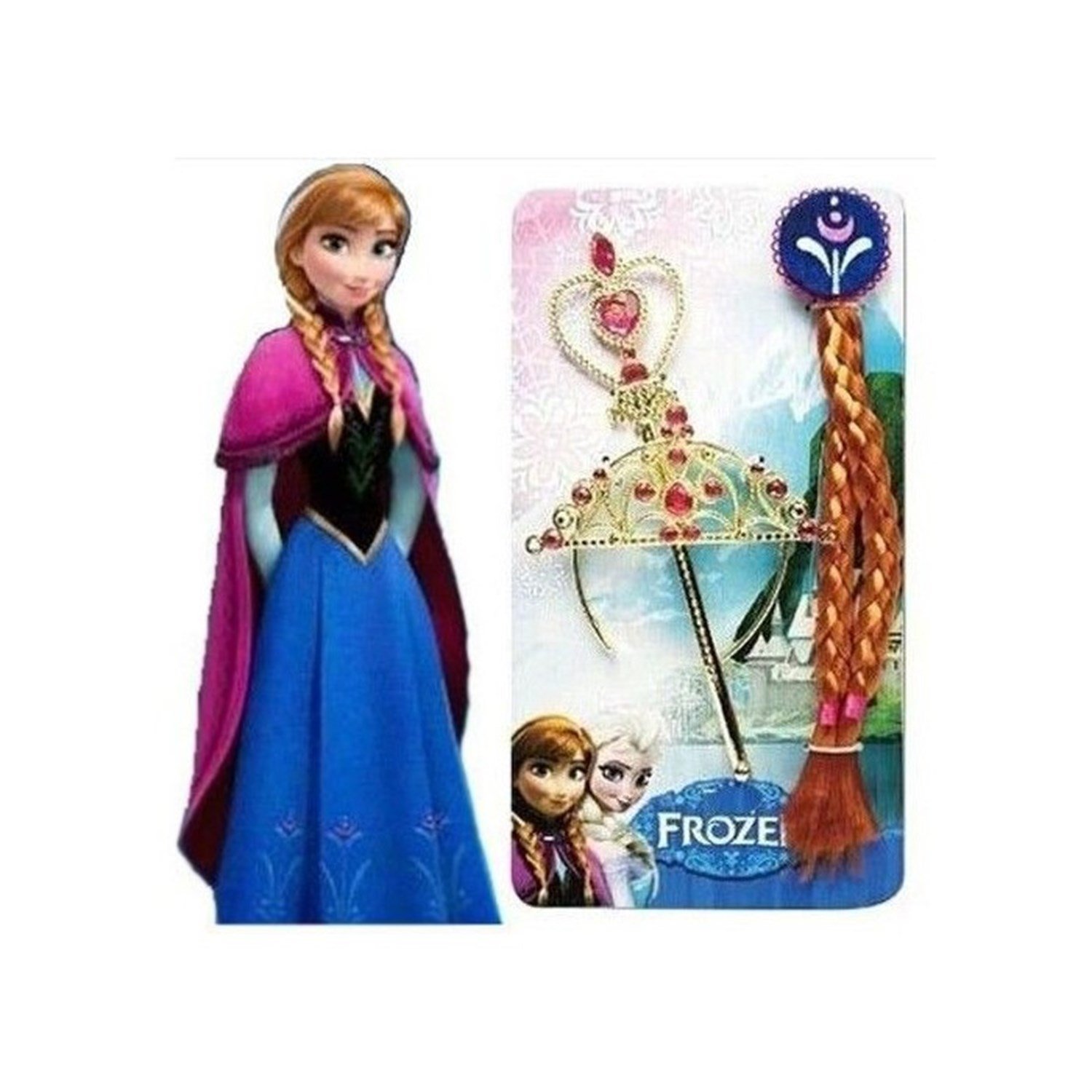 Prenses Anna Peruğu, Prenses Tacı, Asa ve Peruk SetiAksesuar SetleriKostümPartim ★ Prenses Anna Peruğu, Prenses Tacı, Asa ve Peruk Seti / Aksesuar Setleri