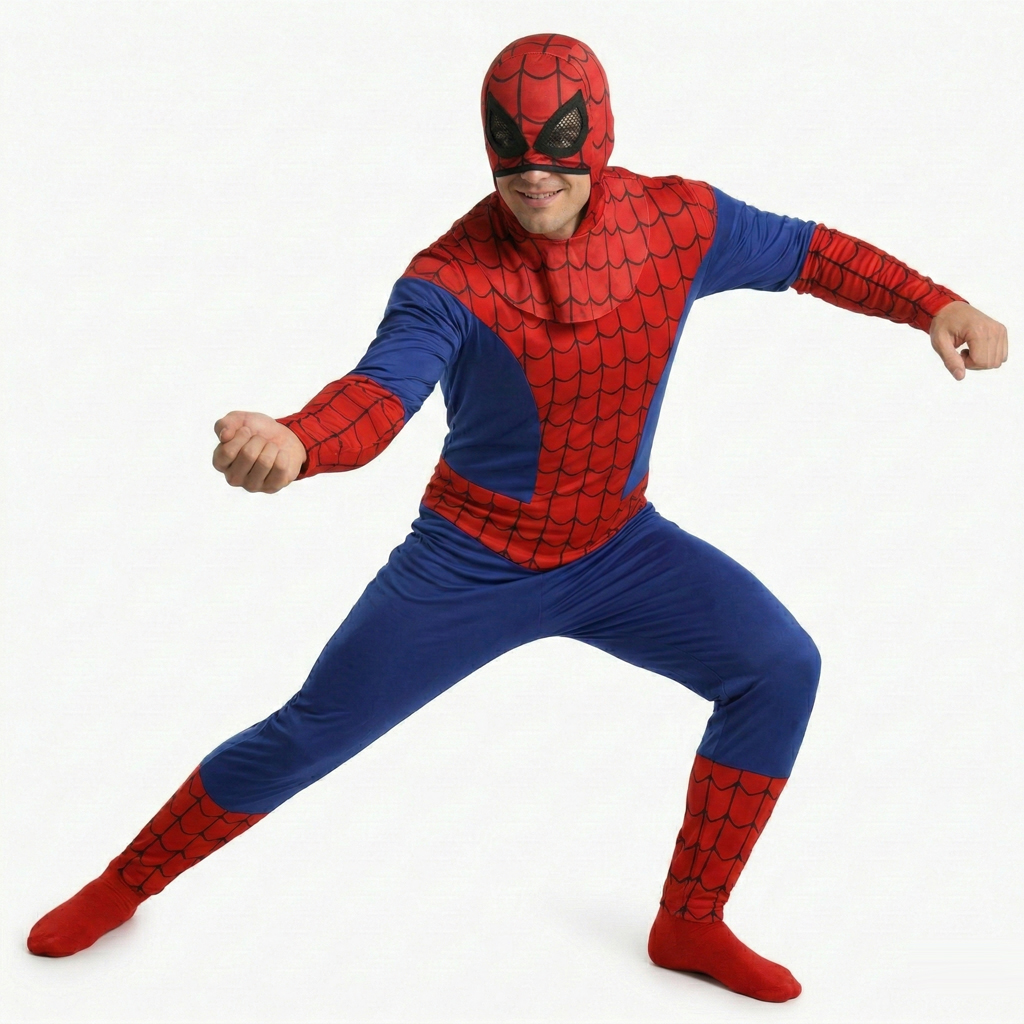 Spiderman Kostümü Yetişkin Kıyafeti Erkek Kostümleri Spiderman Kostümü Yetişkin Kıyafeti - KostümPartim®