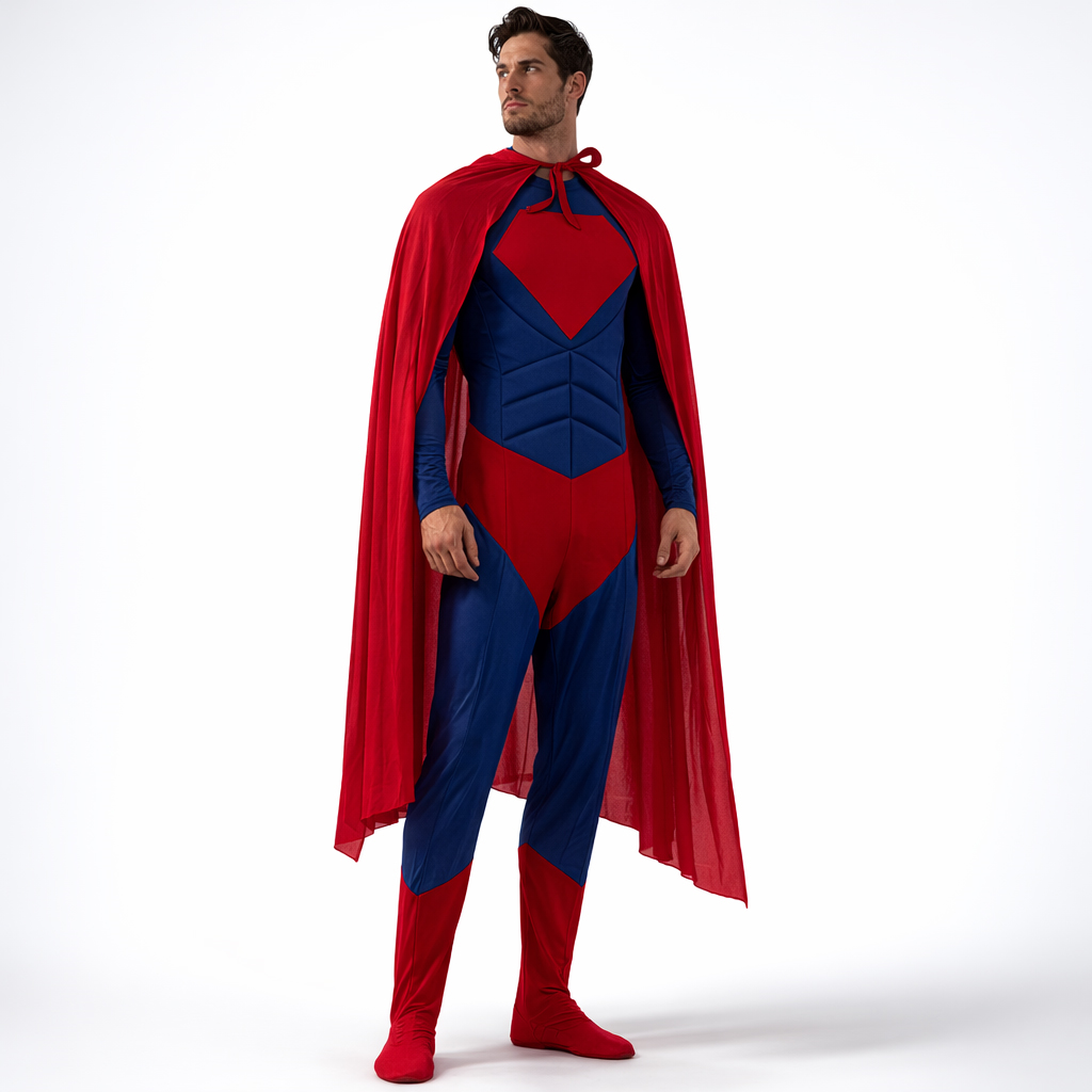 Superman Kostümü Yetişkin Kıyafeti Erkek Kostümleri Superman Kostümü Yetişkin Kıyafeti - KostümPartim®