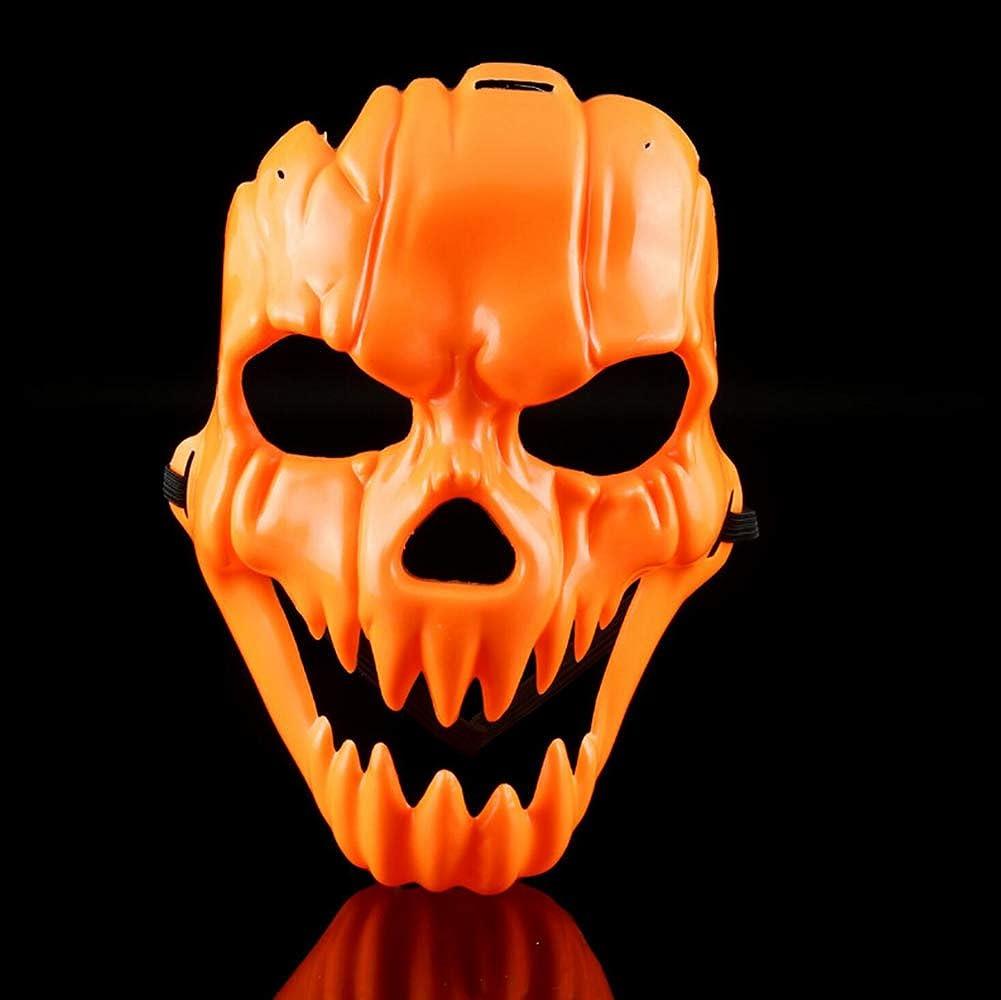 Turuncu İskelet Maske Halloween Kabak Maskeler Turuncu İskelet Maske Halloween Kabak - KostümPartim®