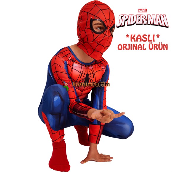 Spiderman Kostümü Örümcek Adama Kıyafeti