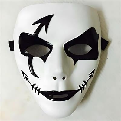 Jabbawockeez Maske Weiß/Grün - Hip-Hop Tanzmaske Für Halloween & Auftritte