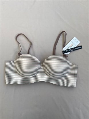 ÇİZGİLİ LAZER KESİM EL DESTEKLİ SÜTYEN