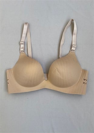 KREM YANLARI DETAYLI LAZER KESİM SÜTYEN