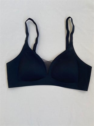 SİYAH LAZER KESİM HAYALET SÜTYEN