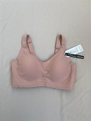 Gül Kurusu Lazer Kesim Sütyen