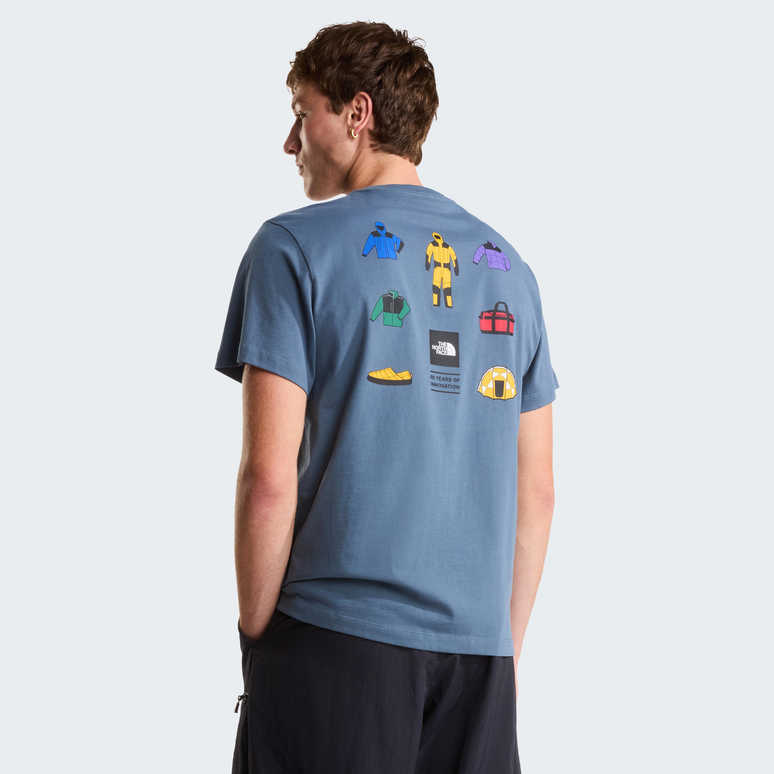 The North Face Icon Celebration Erkek Tişört Granite Grey