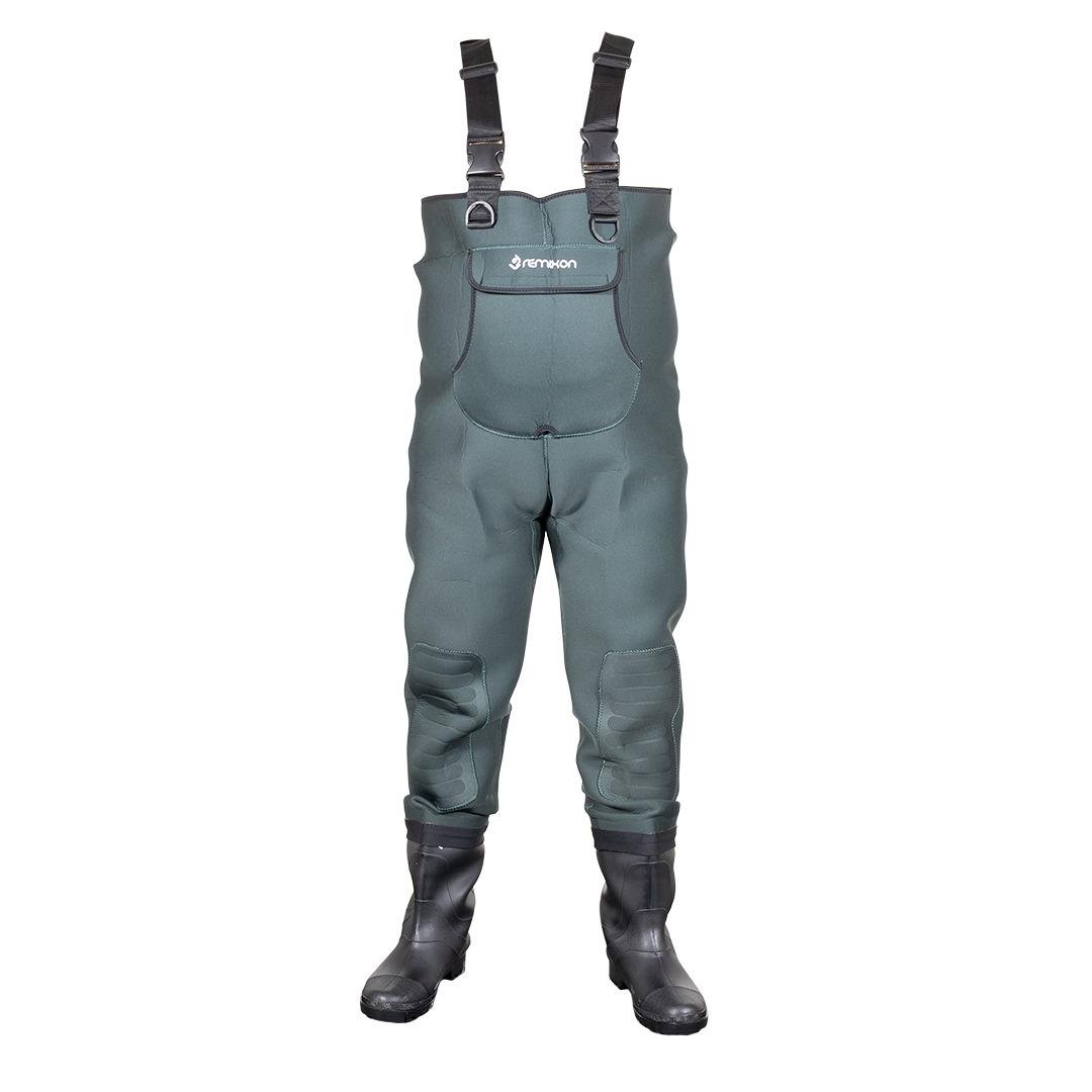 Remixon 4.5mm Neopren Yeşil PVC Bot Tulum Çizme