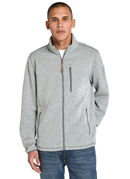 Timberland Melange Fleece Erkek Polar Gri