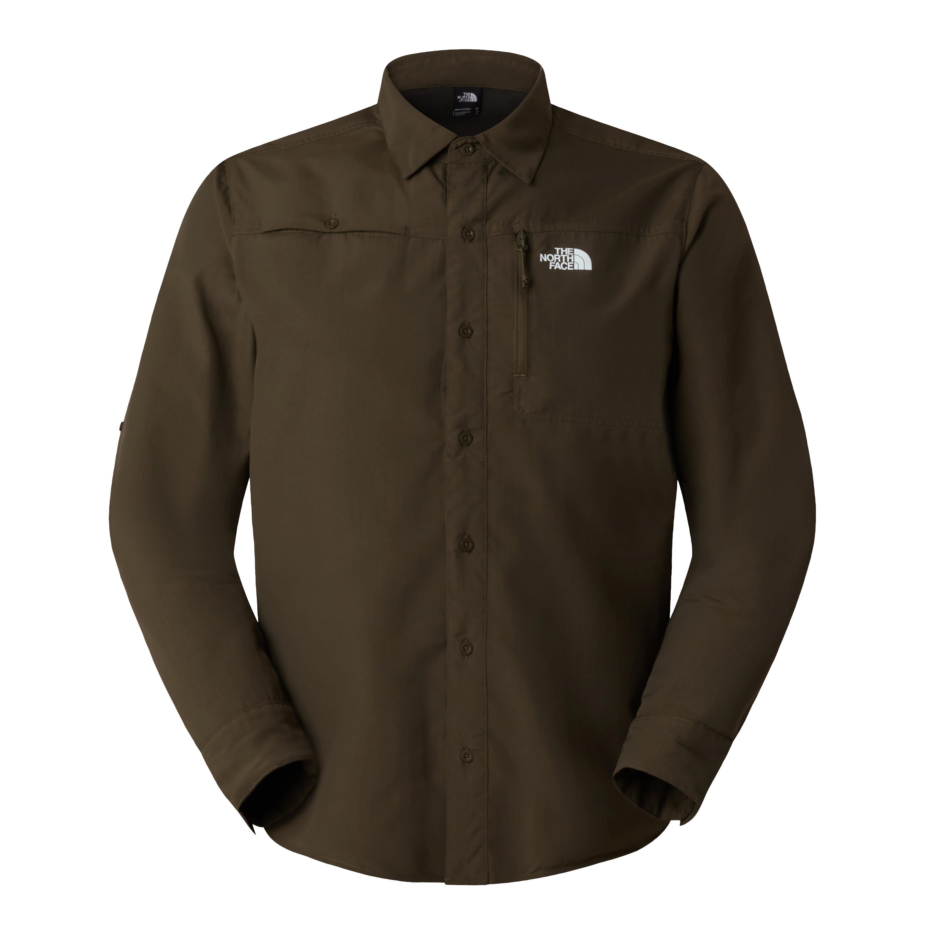 The North Face Sequoia L/S Erkek Gömlek New Taupe Green