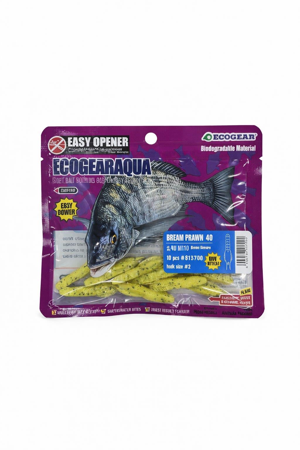 Ecogear Aqua Bream Prawn 40 LRF Silikon Yem