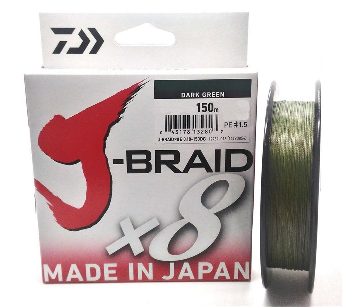 Daiwa JBraid 8B Koyu Yeşil 150m İp Misina