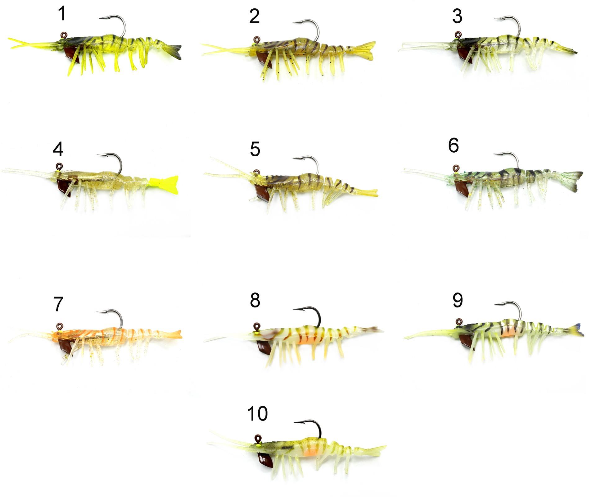 Captain 3049 Magic Shrimp 3D Silikon Karides 76mm 5.5gr Suni Yem