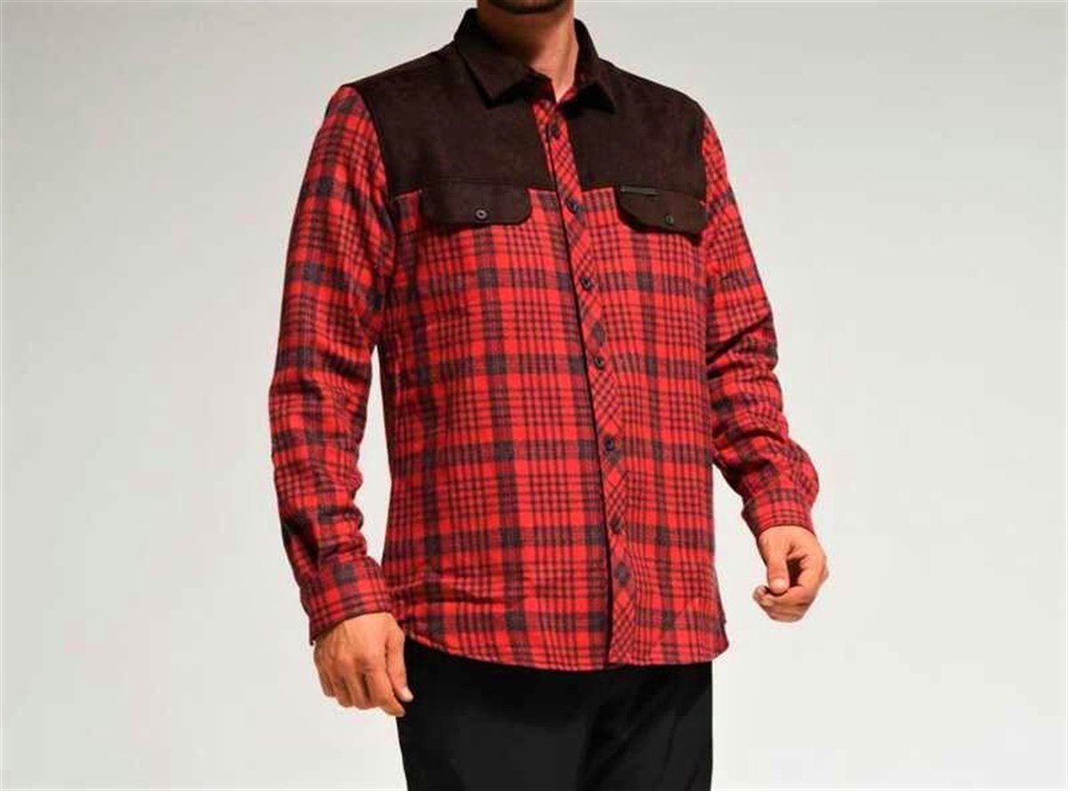 FreeCamp Wood Erkek Gömlek-KIRMIZI