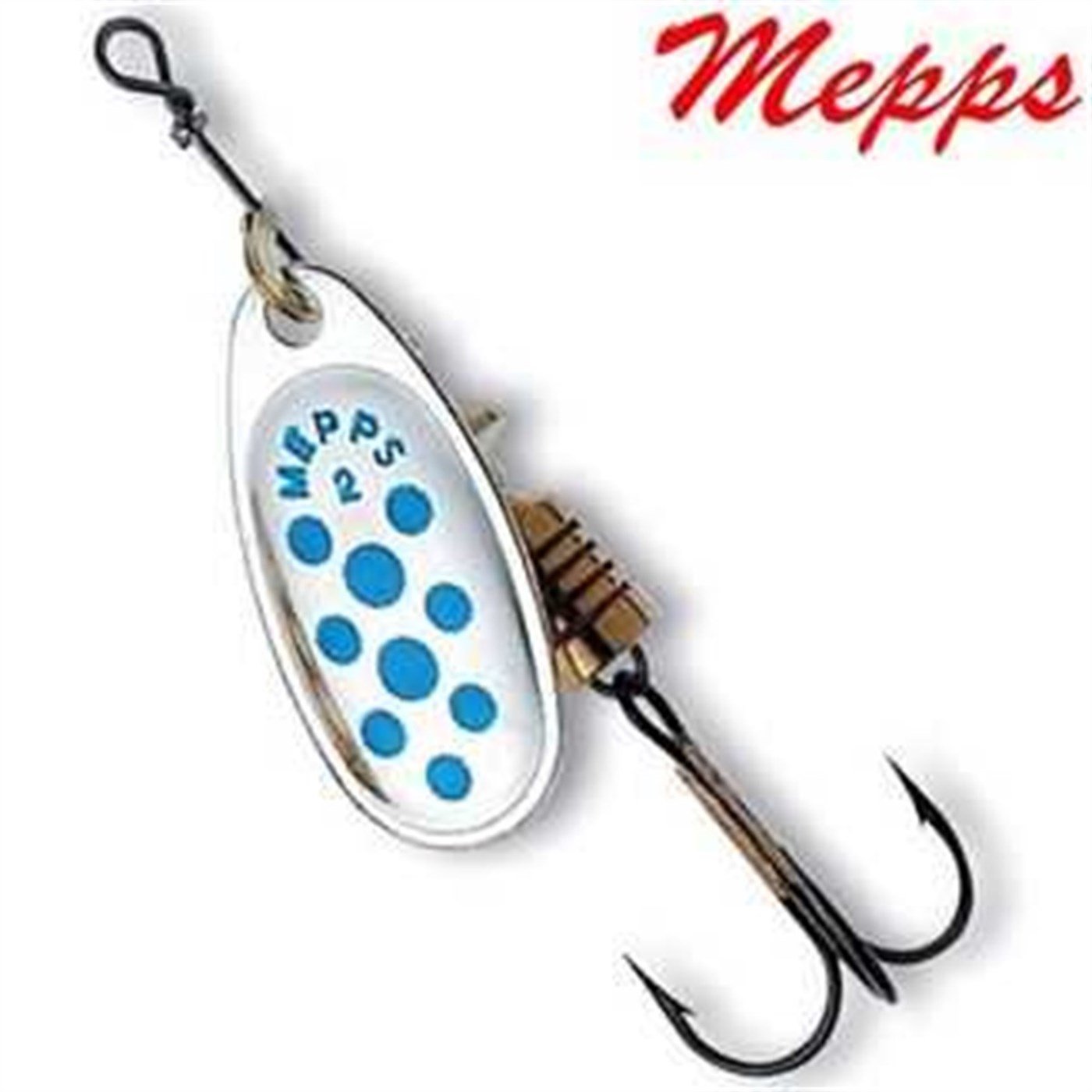 Mepps Comet Beyaz - Mavi Olta Kaşığı