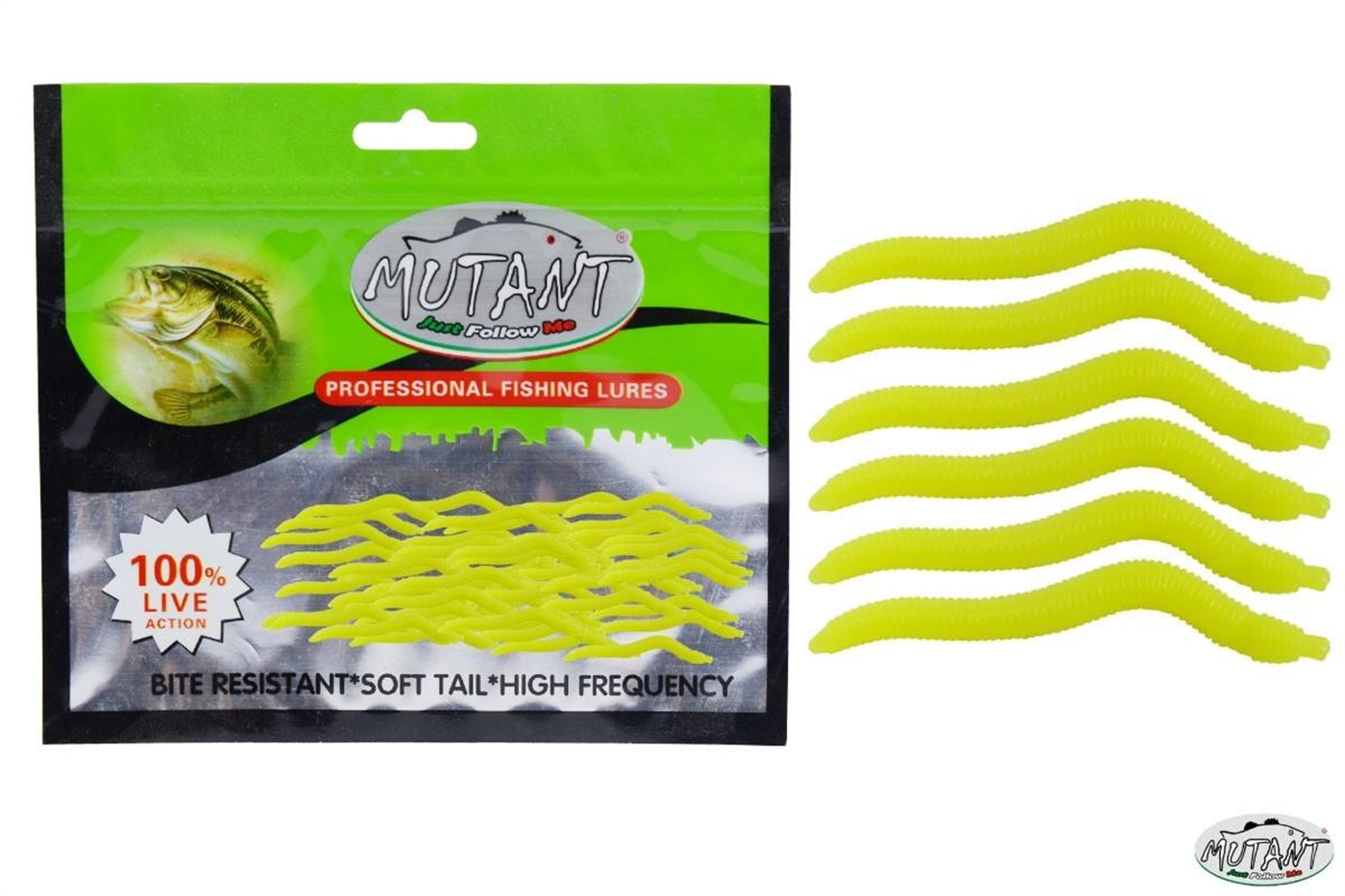 Mutant 3510 Ozmo Solucan 4cm Silikon Suni Yem 30'lu Paket