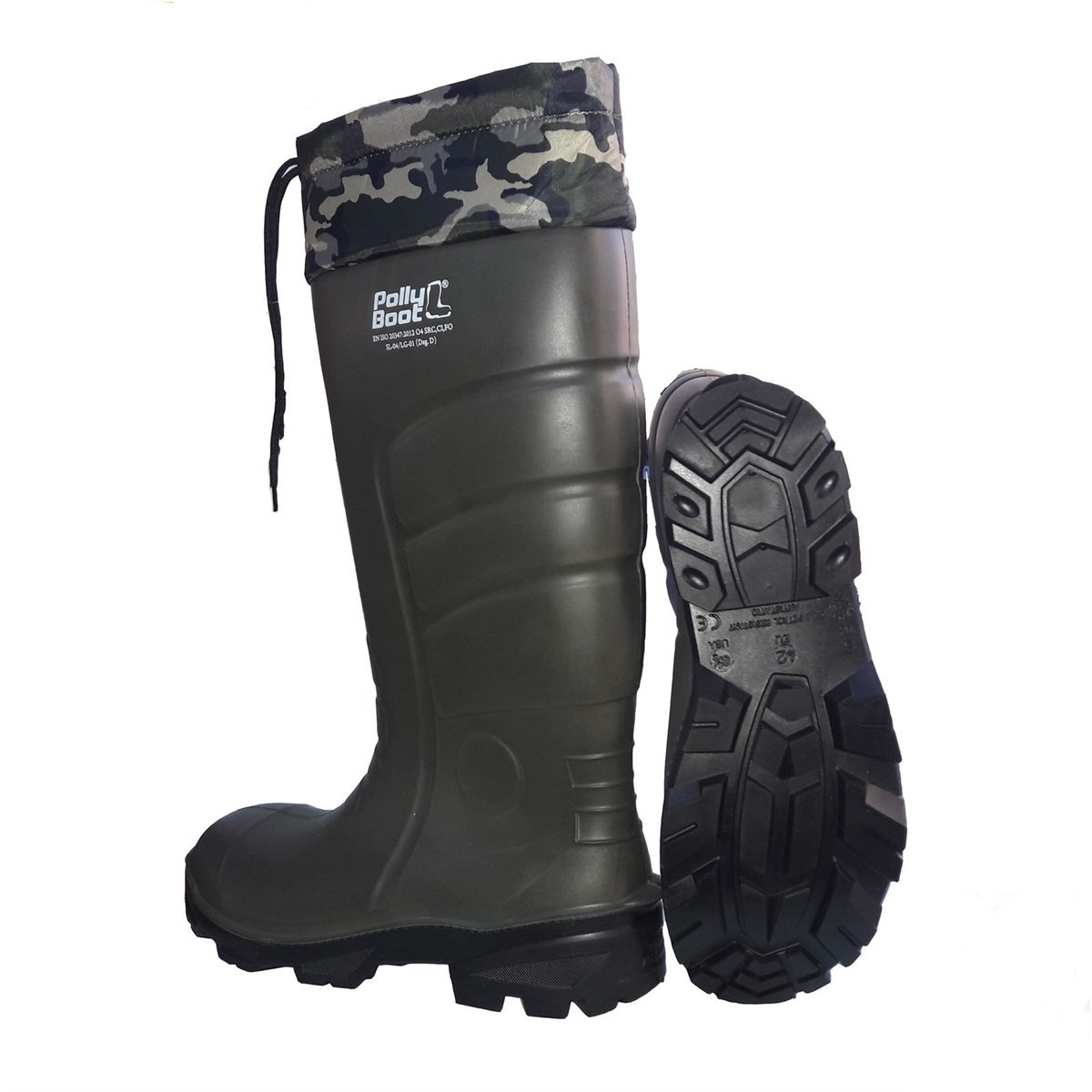 Polly Boot G501 Kamuflaj Boğazlı Çizme