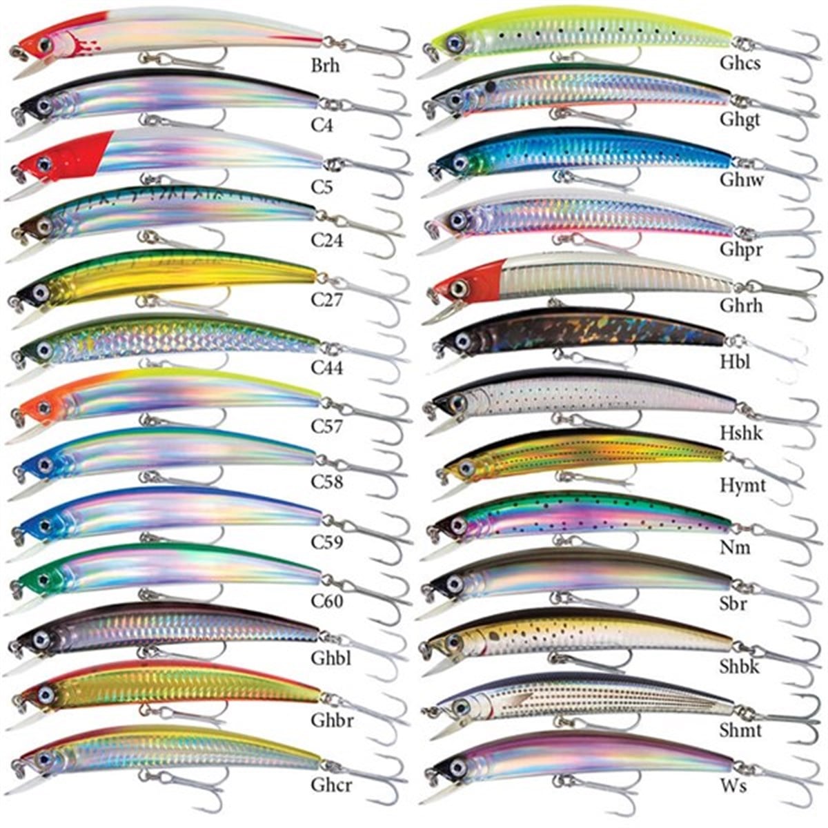 Yozuri Original Crystal Minnow Floating Sahte Balığı c5