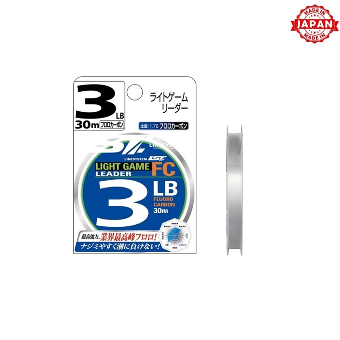 Line System Light Game Leader FC 30 m Fluorocarbon Misina