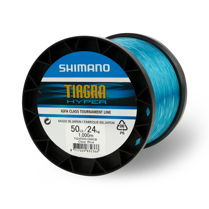 Shimano Tiagra Hyper Troll IGFA 1000m 0.86mm 80lb Şeffaf Mavi Misina