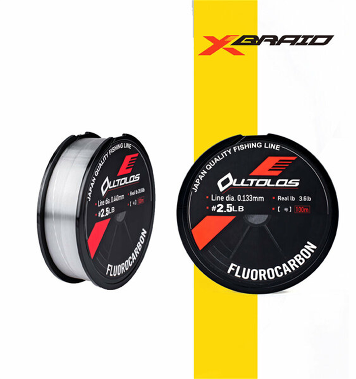 YGK N270 Olltolos FC 100m 0.133mm 1.6kg Fluorocarbon Misina