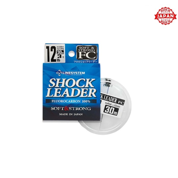Line System Shock Leader FC Soft 30 m Fluorocarbon Misina
