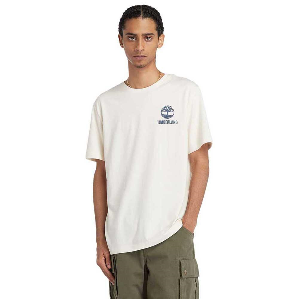 Timberland Back Graphic Erkek Tişört Undyed