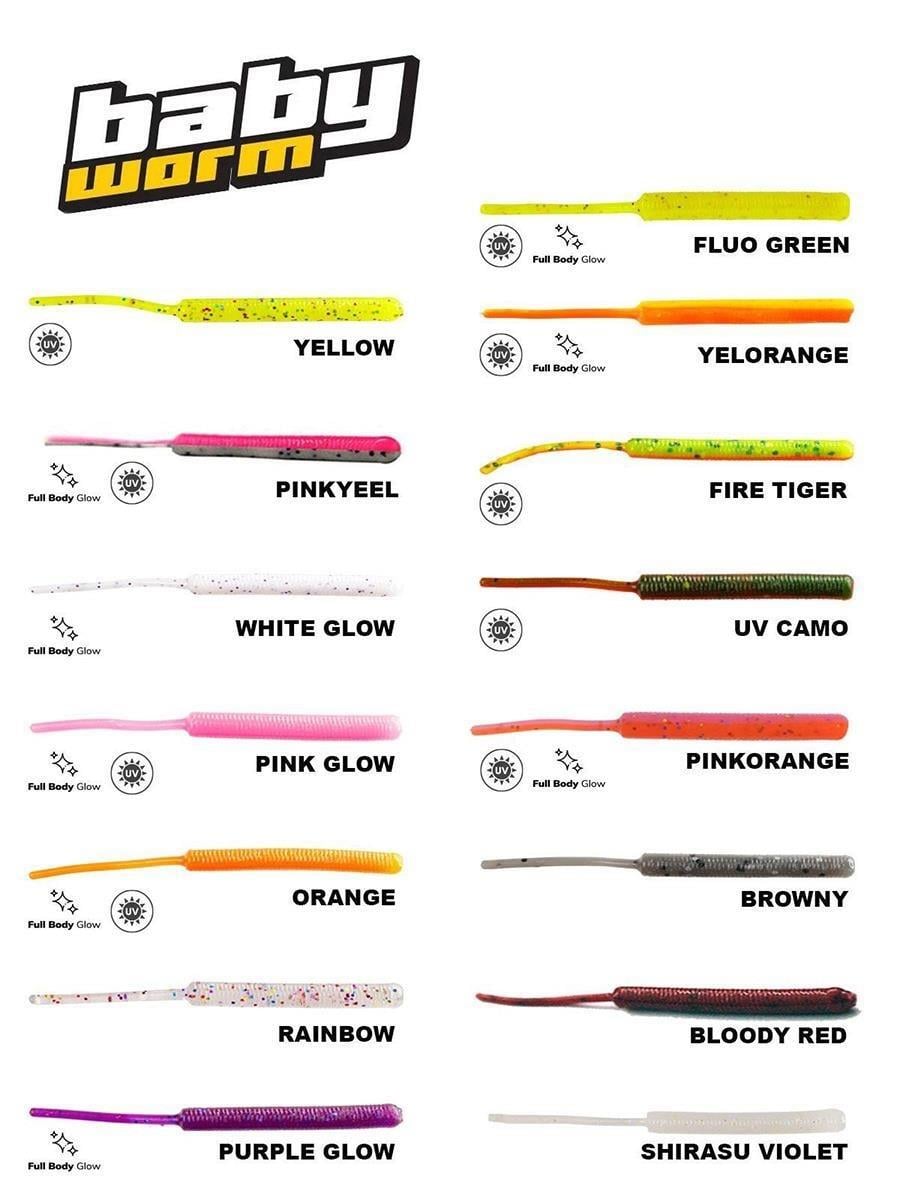 Fujin Baby Worm 5.2 cm Floating LRF Silikonu