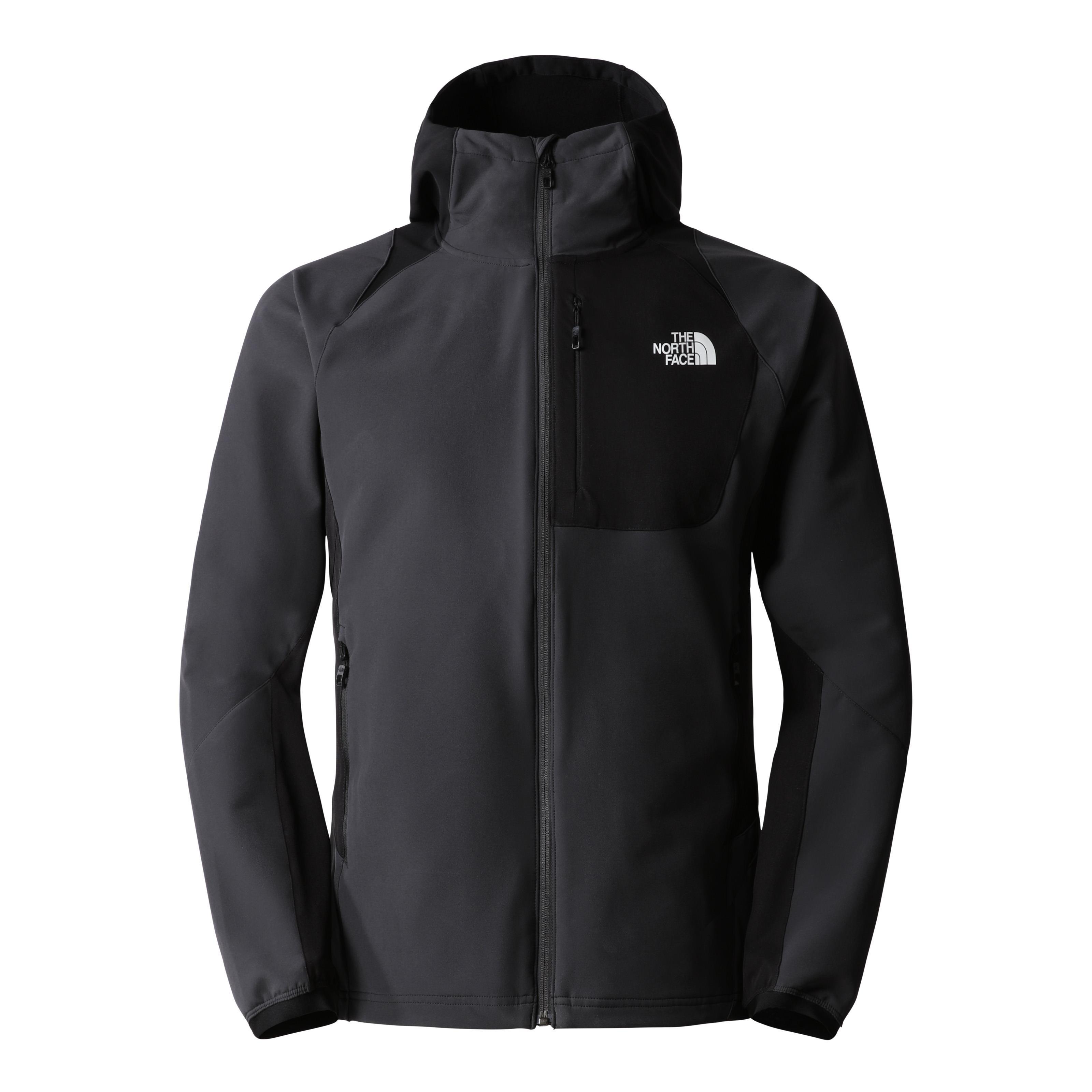 The North Face AO Softshell Erkek Hoodie Asphalt Grey
