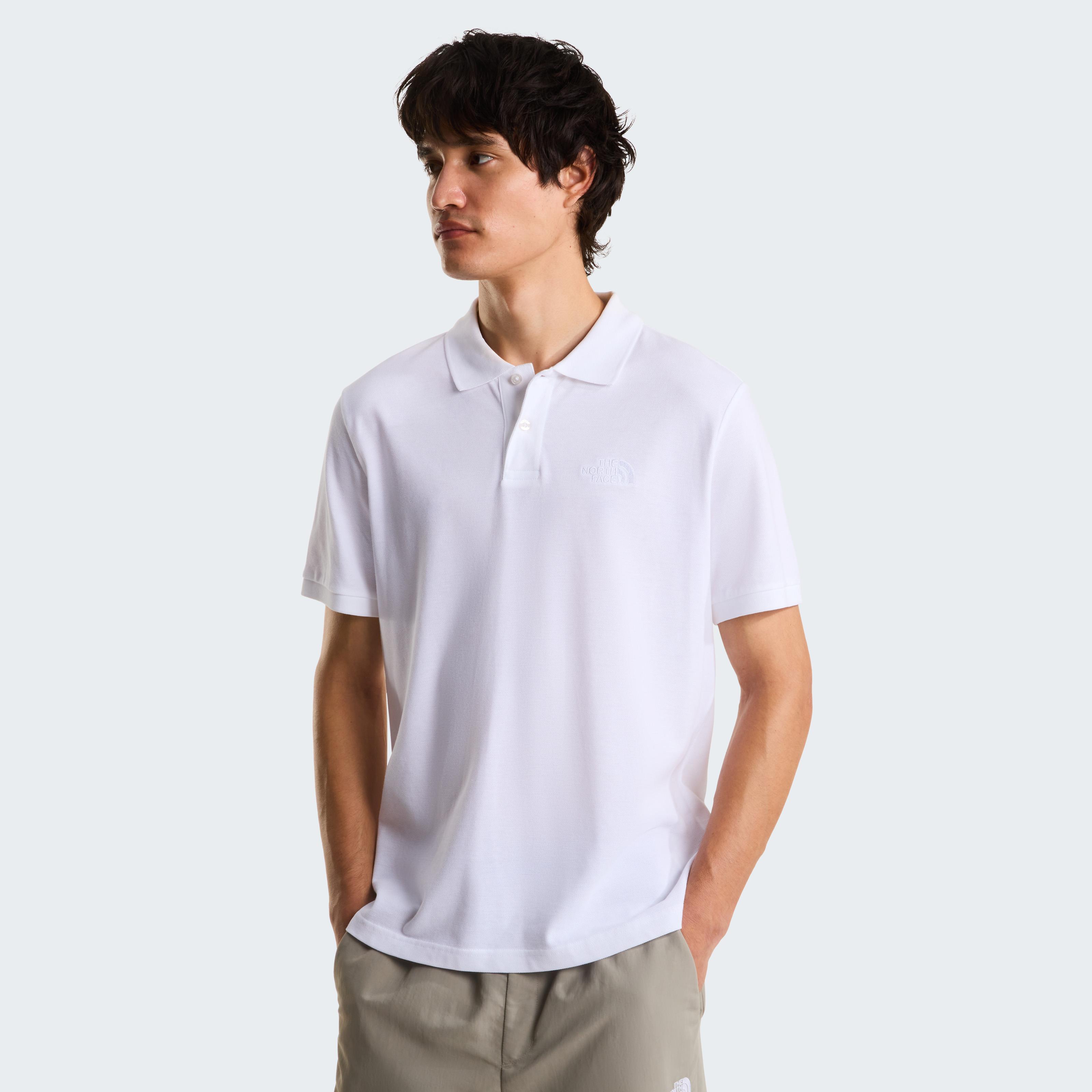 The North Face Essential Regular Erkek Polo Tişört Beyaz