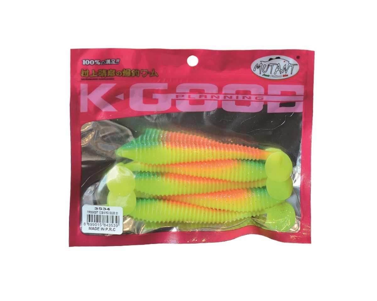 3534 TYPOON SOFT BALIK 12 CM 5 Lİ PK COLOR : 01