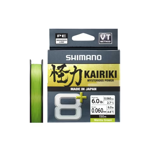Shimano Kairiki 8+ 150m İp Misina Mantis Green