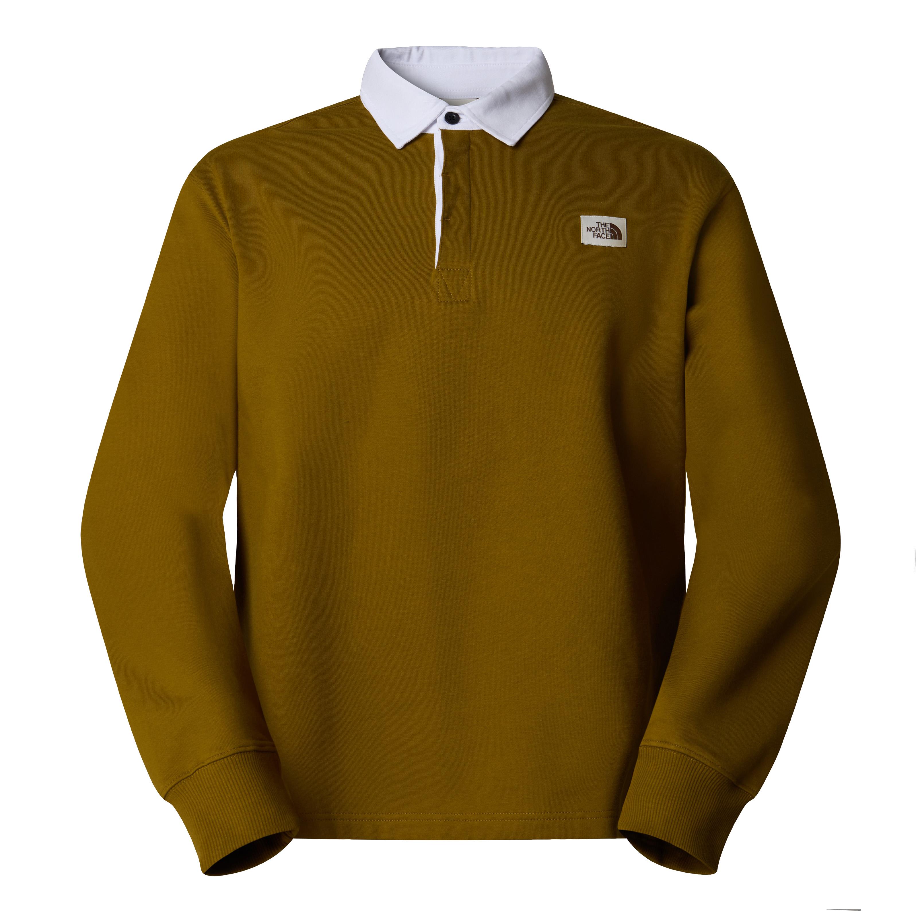 The North Face Heritage Rugby Erkek Sweatshirt Moss Green