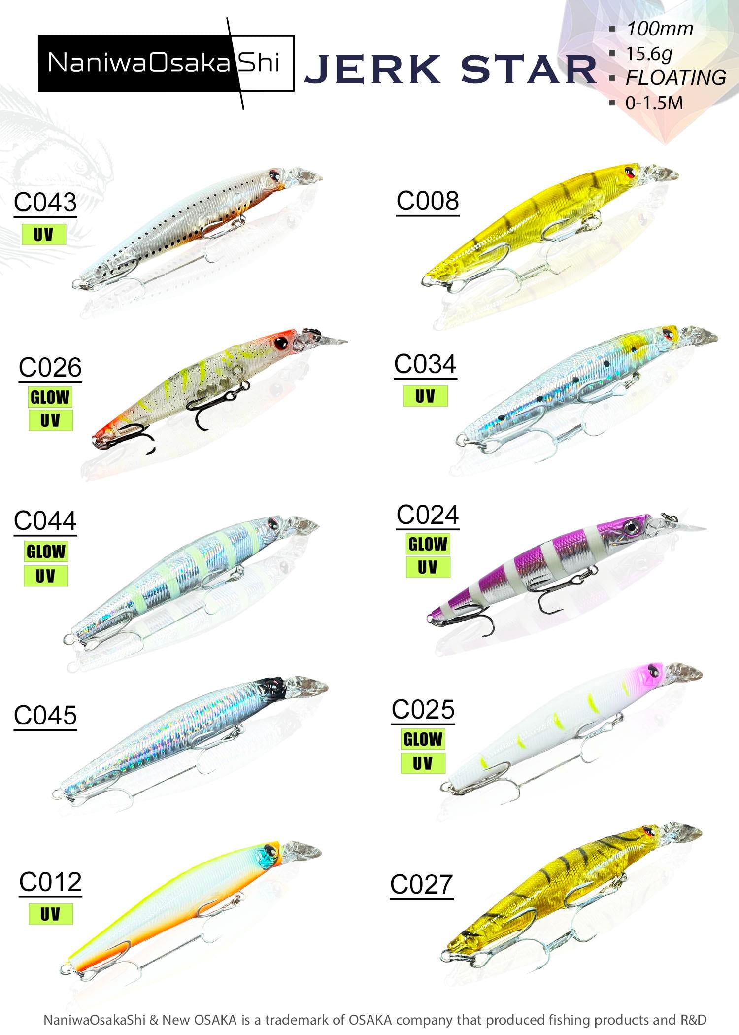 NaniwaOsakaShi Jerkstar 100mm 15.6g Maket Balık