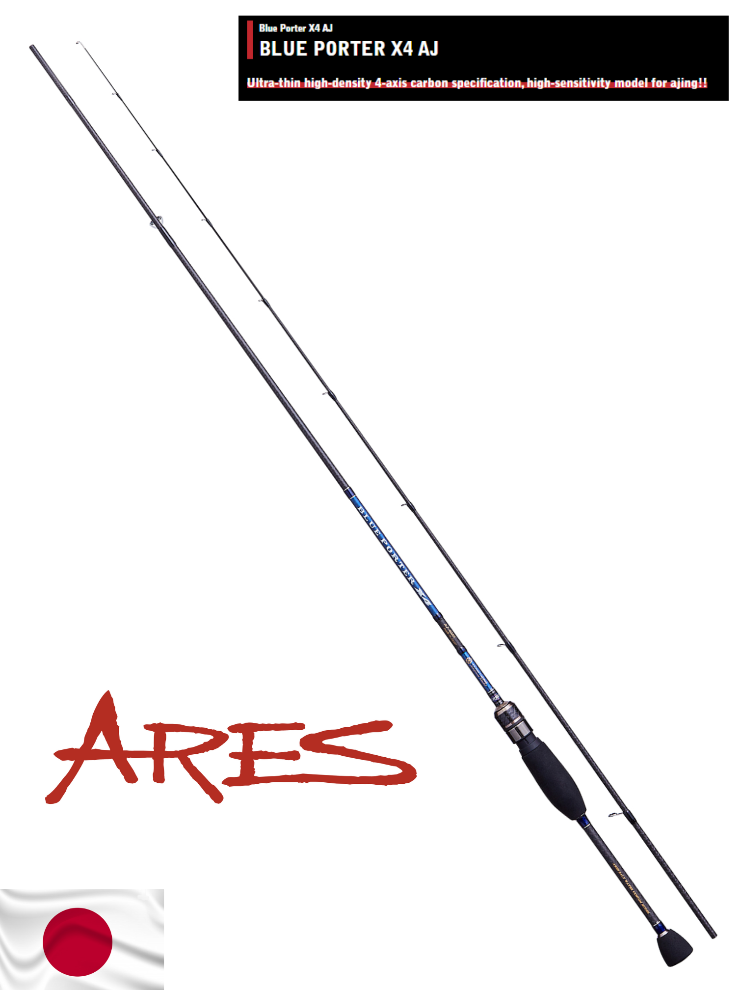 Ares Blue Porter X4 AJ-S - 6.3 - 190cm 55g 0.3-5g