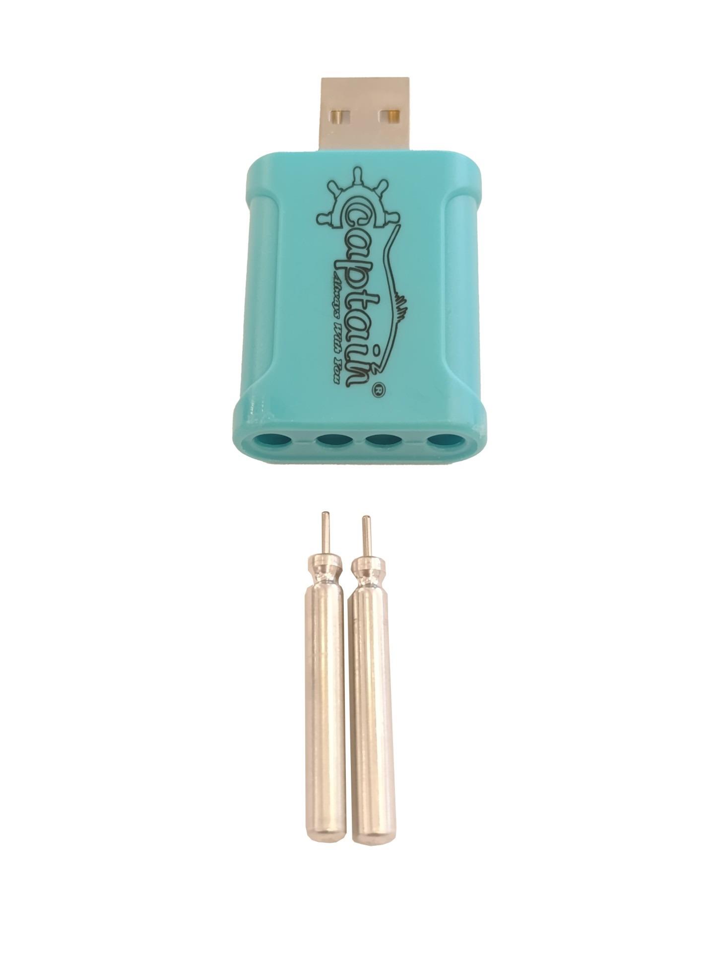 Captain 7113 Fosfor ve Şamandra Pili İçin Pil Şarj Kiti USB li