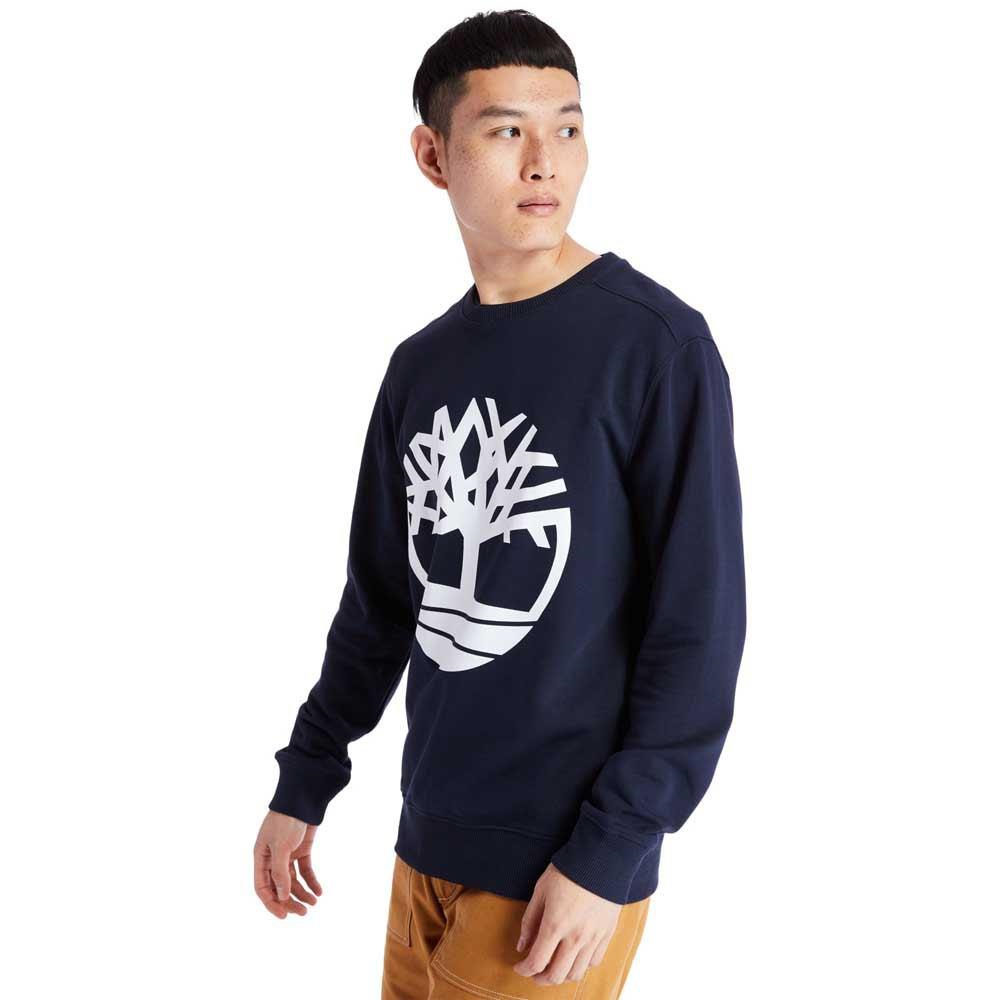Timberland Core Tree Logo Ağaç Logolu Erkek Sweatshirt Lacivert