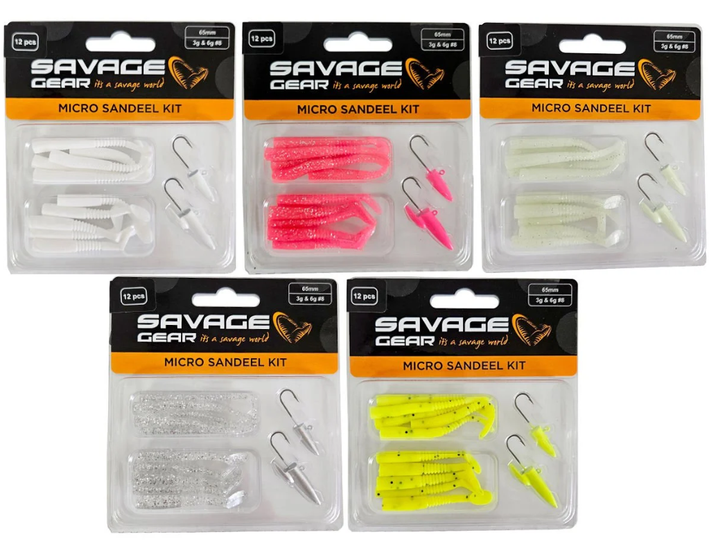 Savage gear Lrf Micro Sandeel Kit 12 Adet(1+1.5+5) Suni Yem
