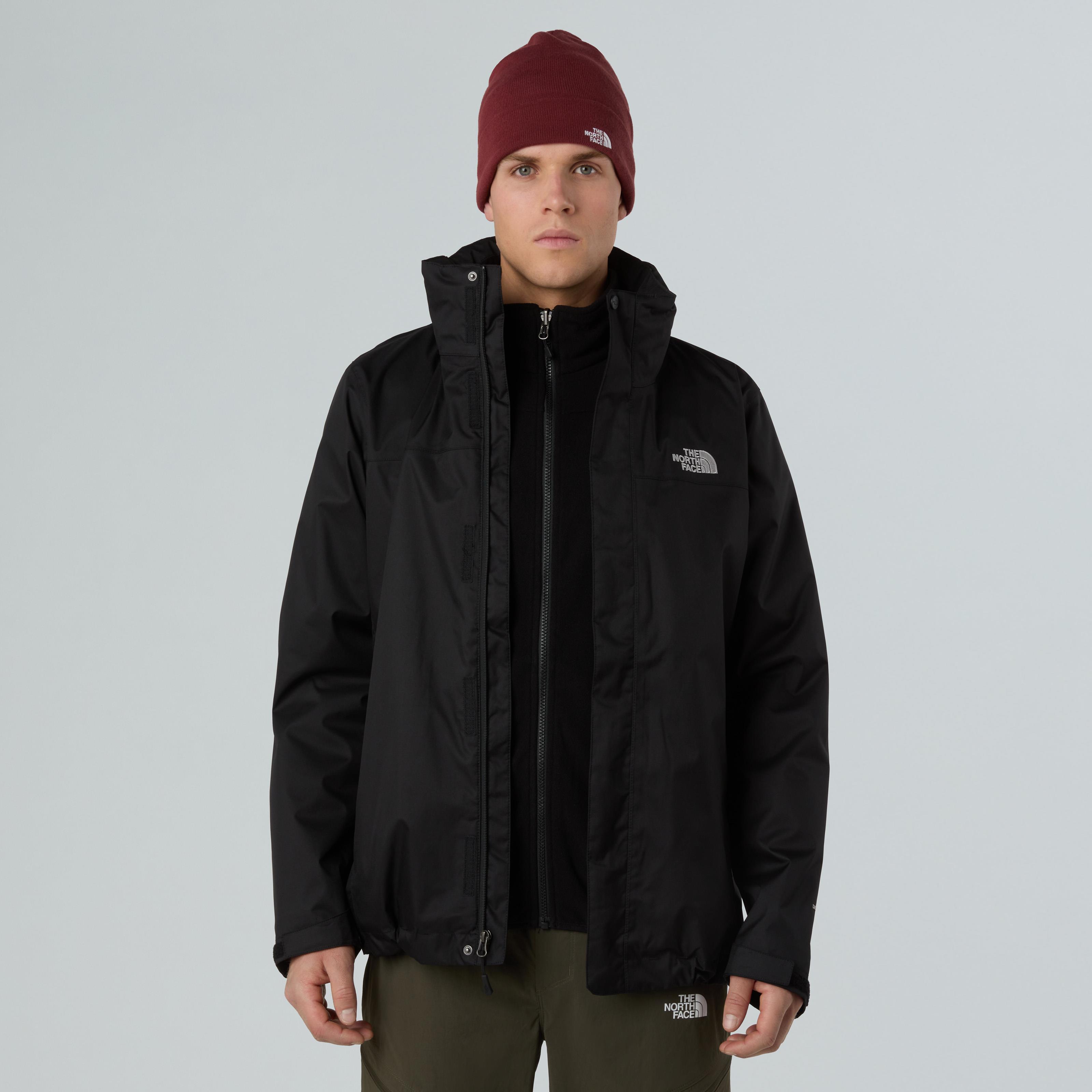 The North Face Evolve II Triclimate Jacket Erkek Mont Siyah