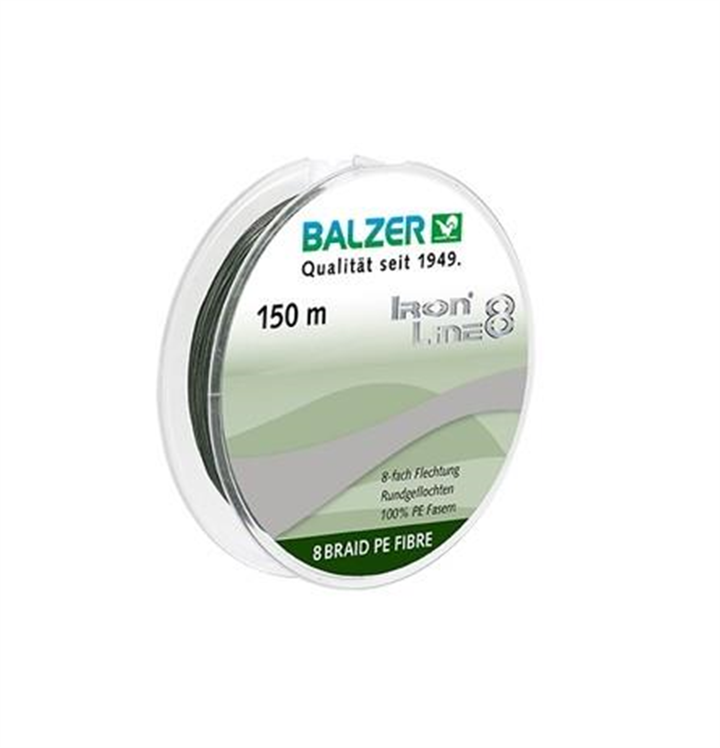 Balzer 12663 İron Line Soft PE 8 Örgü İp Misina 150mt Yeşil