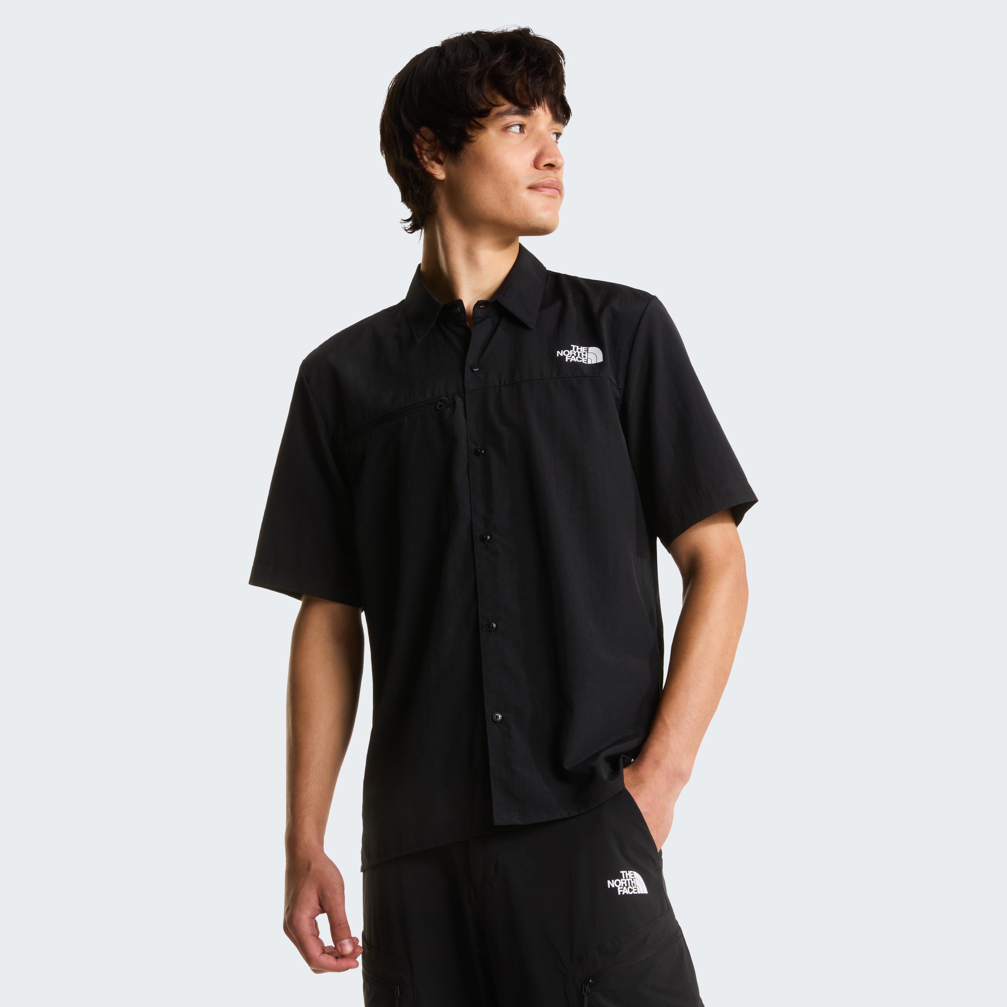 The North Face Packable Erkek Kısa Kol Gömlek Siyah