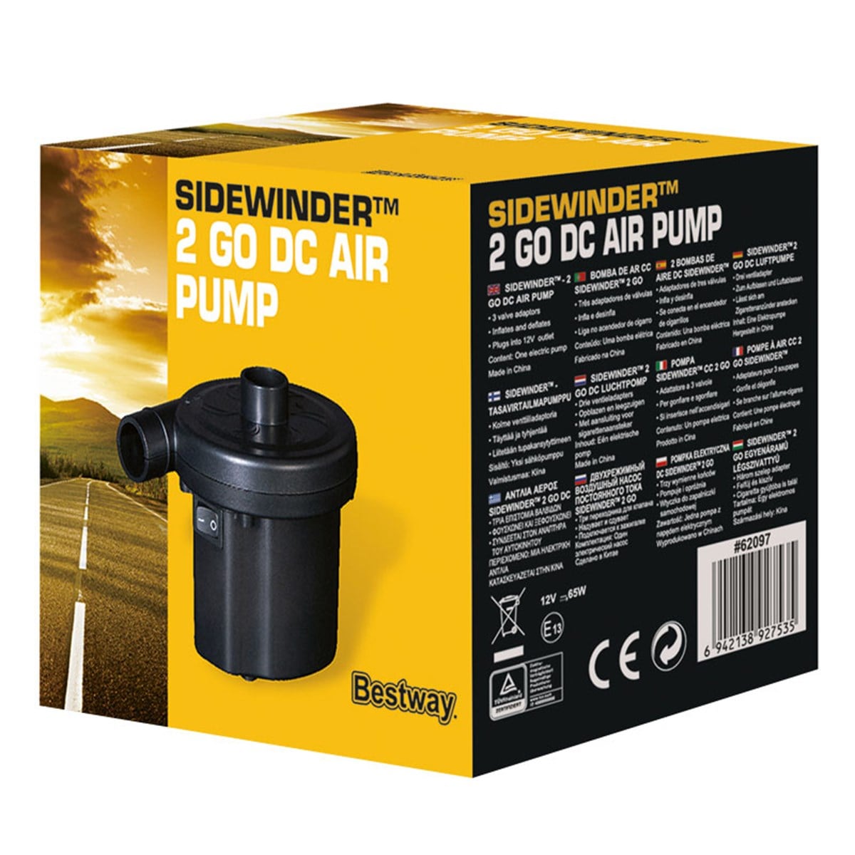 Bestway 62038 Sidewinder D Cell Air Pump Şişirme Pompası