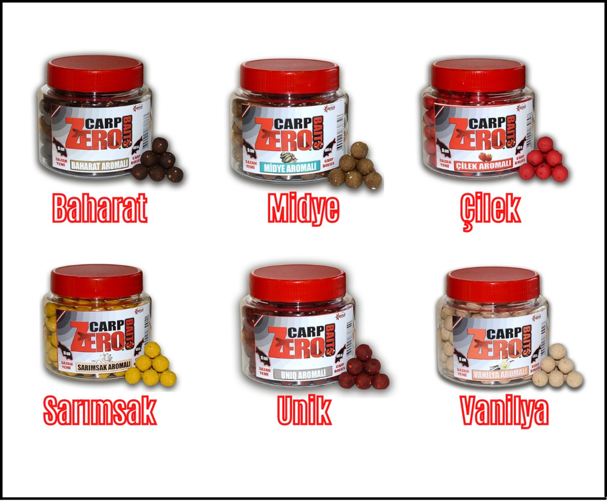 BOİLİ CARP ZERO 18 MM 400 GR SAZAN YEMİ