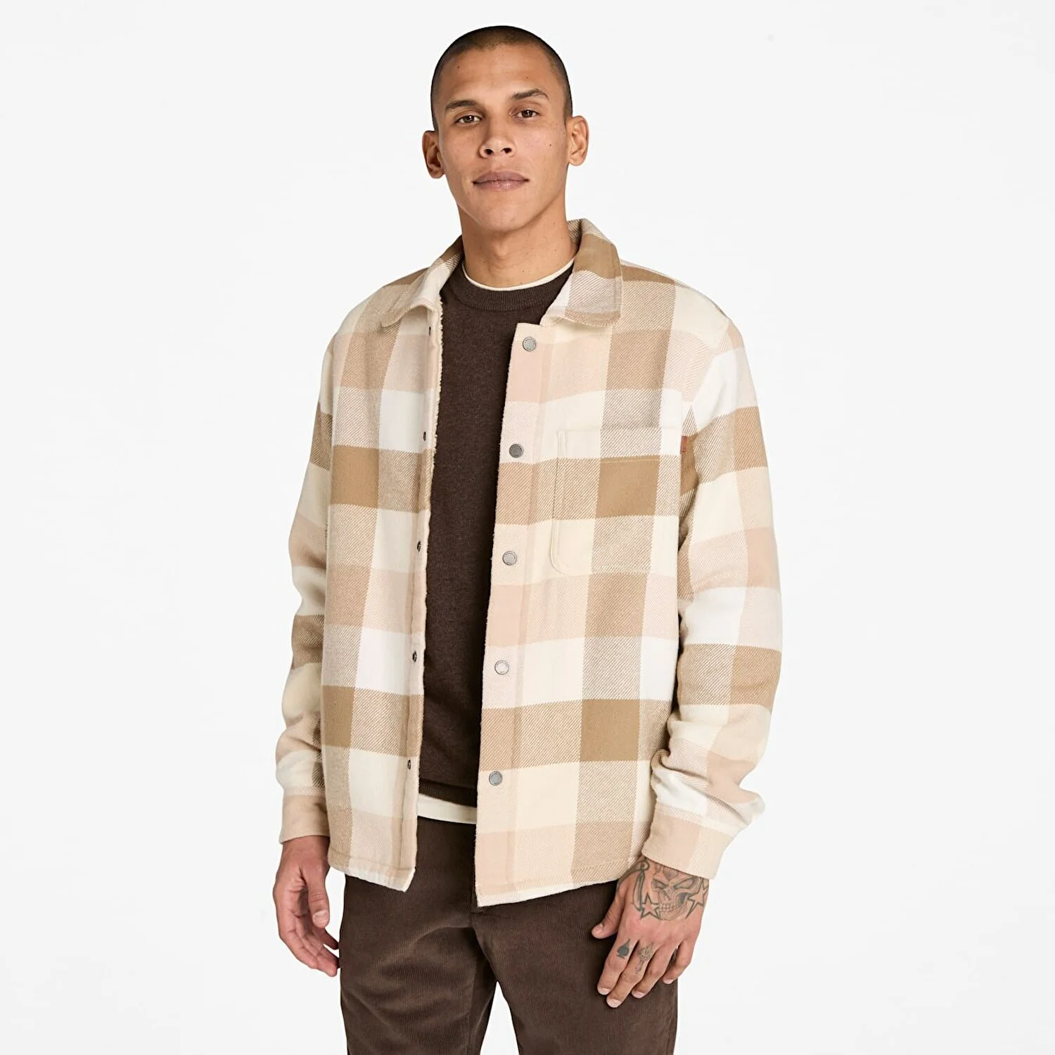 Timberland High Pile Lined Overshirt Erkek Ceket