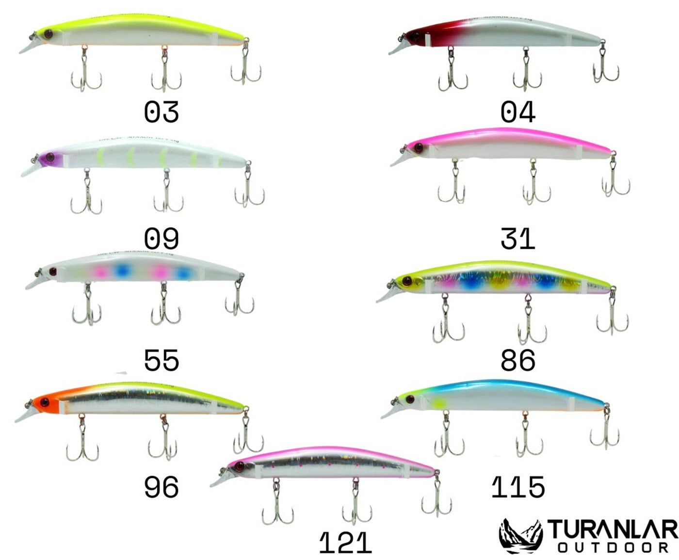 Cap Minnow 125F 21gr 12.5cm Maket Balık