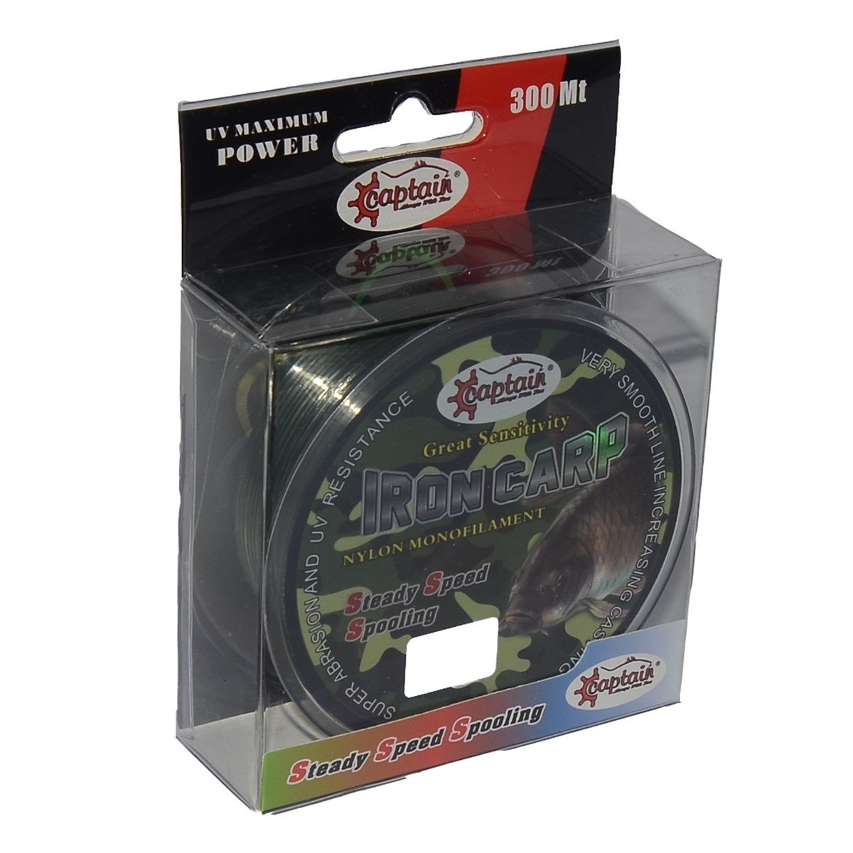 Captain Iron Carp 300mt Kamuflaj Makara Misina