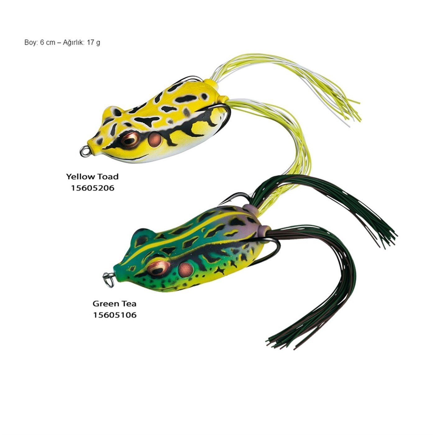 Daiwa DFrog Serisi Silikon Yem- Yellow Toad