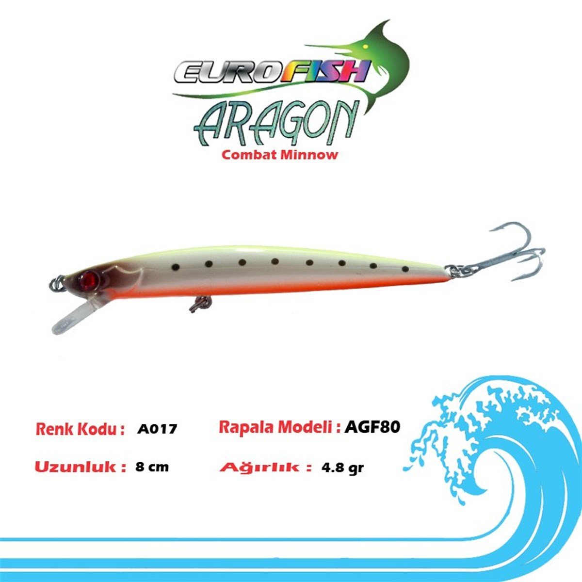 Eurofish Aragon Maket Balık 8 cm