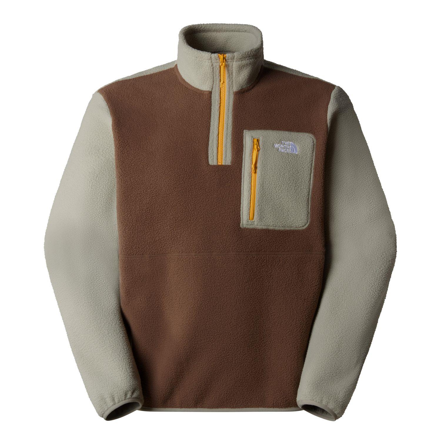 The North Face Yumiori 1/4 Erkek Polar Smokey Brown